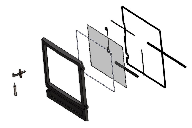 HPV 5kwW Sq Door Complete Assy